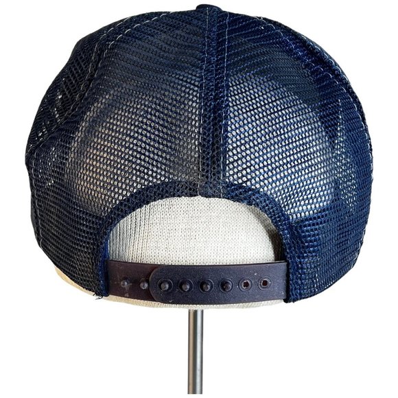 Vintage Speedy Alka Seltzer Hat Snapback Mesh Foam Logo Mascot Trucker Blue - Picture 4 of 11